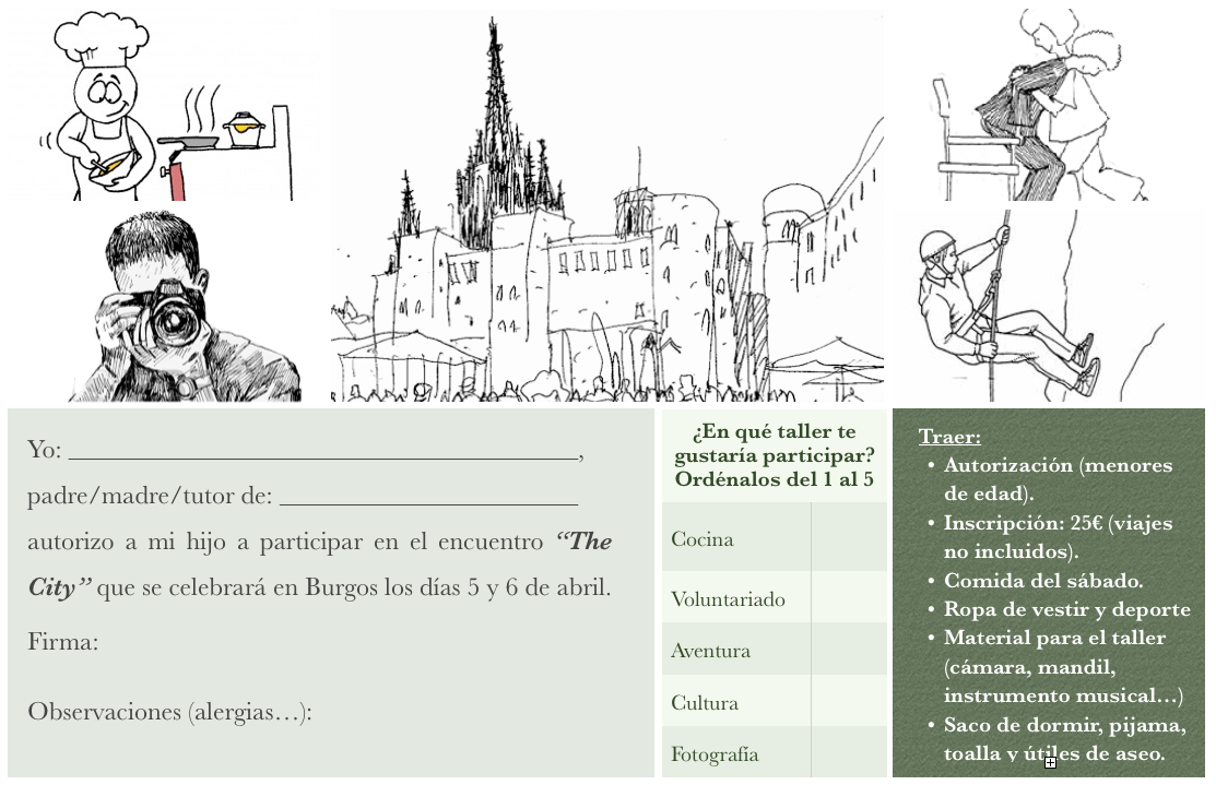 The City, Burgos (Inscripción)